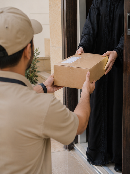The delivery