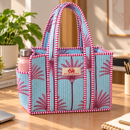 The Breeze - Mini Zipper Tote Bag, front view