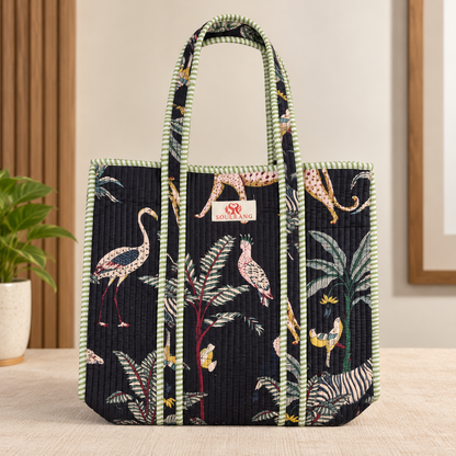 The Safari Tote Bag, front view